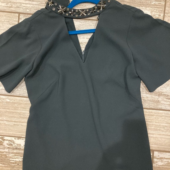 NWT Ann Taylor Blouse with jeweled collar - Picture 8 of 12